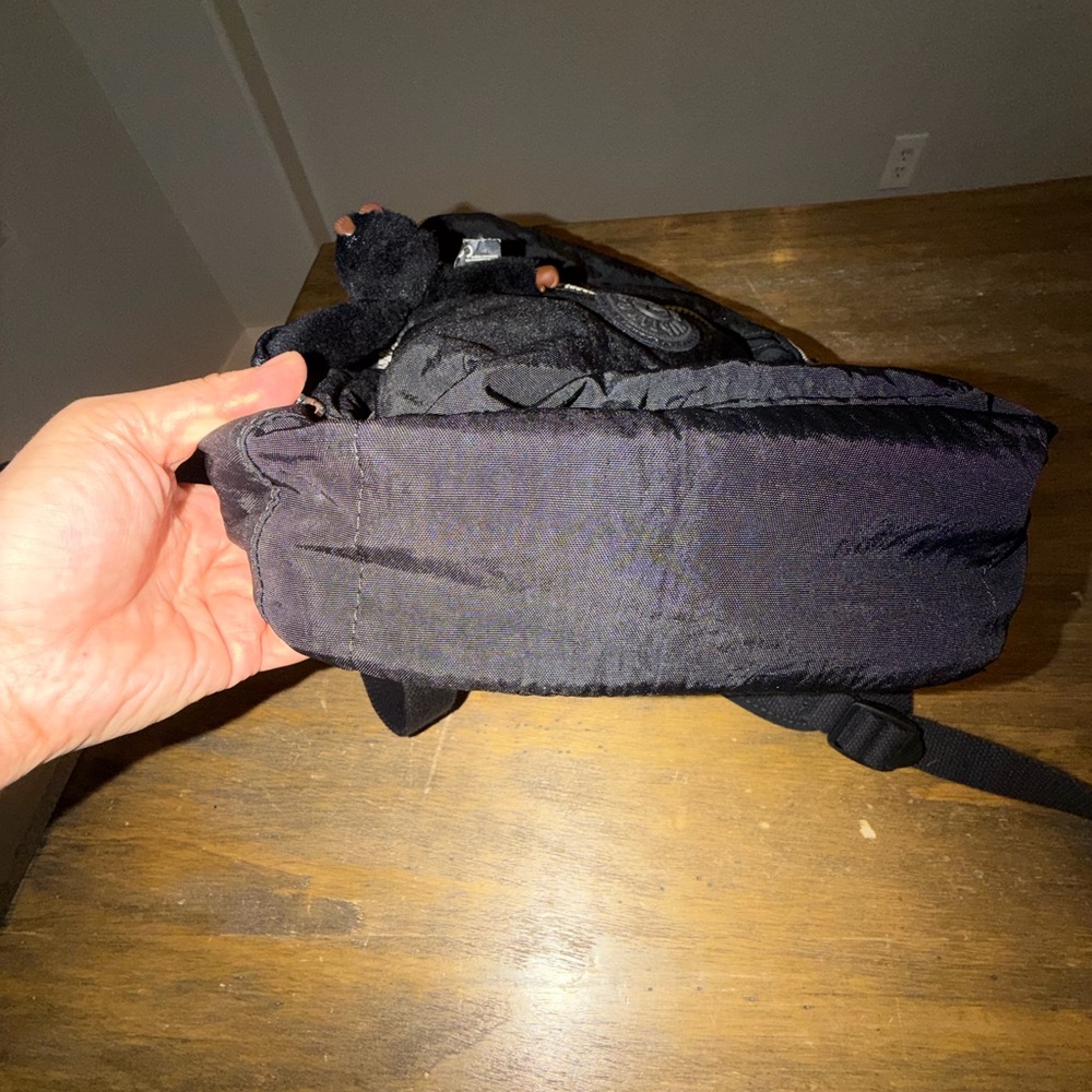 Black Kipling Tablet Backpack Matching Monkey Key… - image 6